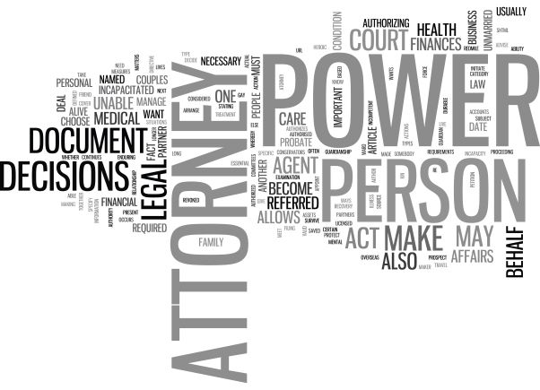 Power of Attorney and Personal Representative